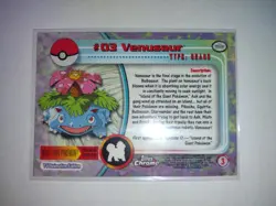 Topps Chrome Pokemon Venusaur #03 NM/M (A) - Image 2