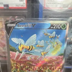Beedrill V 161/189 Swsh10: Astral Radiance Full Art Ultra Rare Holo Pokemon TCG - Image 5