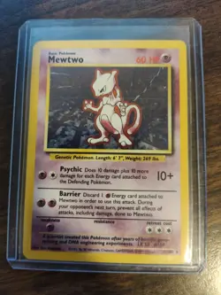 1999 Pokemon Mewtwo Base Set Unlimited #010/102 Holo - Image 1