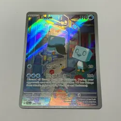 Pokemon Eiscue 205/193 SV02 Paldea Evolved Illustration Rare Holo English - Image 1