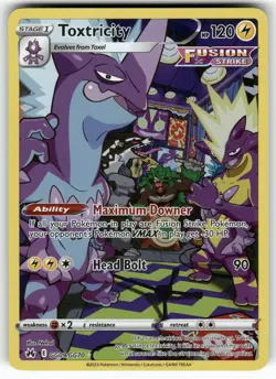 Toxtricity GG09/GG70 Holo Crown Zenith Galarian Gallery Pokemon NM - Image 1