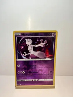 Mewtwo 059/159 Holo Rare Crown Zenith Pokemon Reverse Holo Near Mint - Image 1