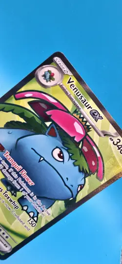 Pokemon Venusaur ex 182/165 Ultra Rare Full Art Scarlet & Violet 151 TCG ENG #2 - Image 2
