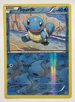 Squirtle 24/135 Plasma Storm Reverse Energy Holo NM Pokemon Card - Image 1