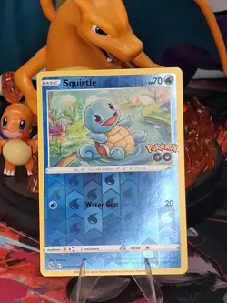 Pokemon - Squirtle Reverse Holo #015/078 – Near Mint – Pokemon GO (2022) - Image 1