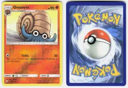 Omanyte 75/181 Uncommon Team Up Pokemon Reverse Holo Lightly Played - Image 1