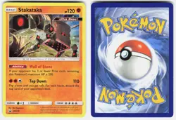 Stakataka - SM209 Holo Promo Sun & Moon Promo Pokemon Lightly Played - Image 1