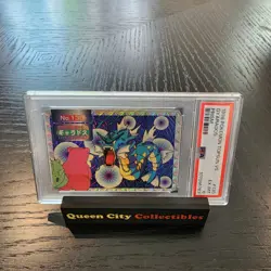 GYARADOS VS SLOWBRO - PSA 6 - 1998 Pokemon Japanese TOPSUN VS PRISM - No. 130 - Image 3