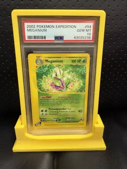Pokemon Meganium Expedition NON Holo Rare #54 PSA 10 Gem Mint - Image 1