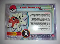 Topps Chrome Pokemon Seaking #119 NM/M (A) - Image 2