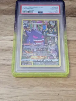2022 Pokemon Lost Origin Gengar Trainer Gallery TG06/TG30 PSA 10 LowPop W/ Guard - Image 4