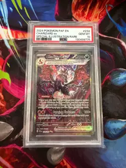 Pokemon 2024 Charizard ex 234/091 SIR Paldean Fates GEM MINT PSA 10 - Image 1
