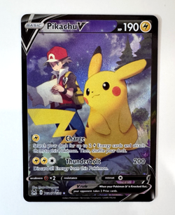 Pikachu V TG16/TG30 Pokemon TCG- Lost Origins- Ultra Rare-Tr. Gallery Alt. Art - Image 1