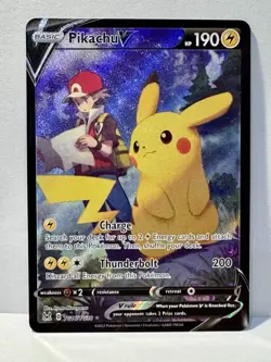 Pikachu V TG16/TG30 Pokemon TCG- Lost Origins- Ultra Rare-Tr. Gallery Alt. Art - Image 2