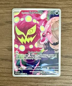 Cynthia's Spiritomb 244/217 Illustration Rare Pokemon Ascended Heroes NM - Image 1