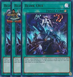 Yugioh! 3x Blink Out MP25-EN200 Ultra Rare 1st Ed NM - Image 1