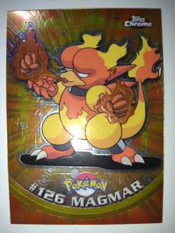 Topps Chrome Pokemon Magmar #126 NM/M (A) - Image 1