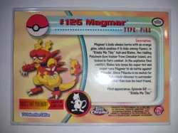 Topps Chrome Pokemon Magmar #126 NM/M (A) - Image 2