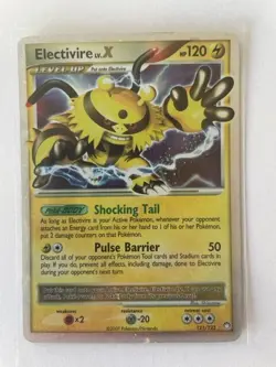 Pokemon TCG Electivire LV.X Mysterious Treasures 121 Holo Rare Holo LV.X - Image 1