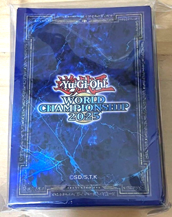 Yugioh Official Protector 100 Sleeve World Championship 2025 WCS Blue Japan NEW - Image 1