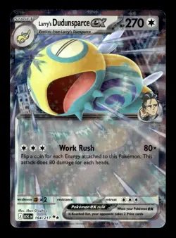 Larry's Dudunsparce ex 164/217 ME: Ascended Heroes Holo Double Rare Pokemon TCG - Image 1