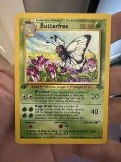 Butterfree 33/64 1st Edition [D Error] Misprint Pokemon Jungle - Magneton - Image 2