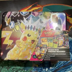 Pokemon Surging Sparks Stellar Crown Fall 2024 Collector Chest Tin SEALED - Image 1