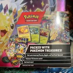Pokemon Surging Sparks Stellar Crown Fall 2024 Collector Chest Tin SEALED - Image 5