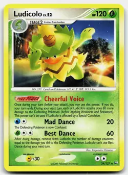 LUDICOLO 34/127 RARE PLATINUM POKEMON MP - Image 1