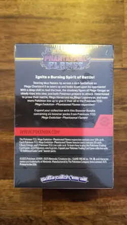 Pokemon TCG: Phantasmal Flames Mega Evolution * Booster Bundle Factory Sealed - Image 3