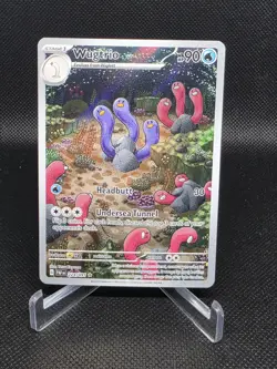 Wugtrio - Illustration Rare - 224/091 Sv: Paldean Fates - Pokemon TCG - Image 1