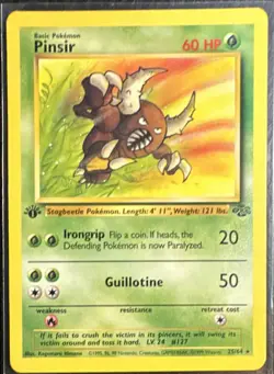 Pokemon Pinsir 1st Edition Rare 25/64 Jungle 1999 - Image 1