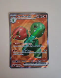 Pokemon TCG Scovillain Ex 216/191 Full Art Rare - Surging Sparks NM/M Pack Fresh - Image 1