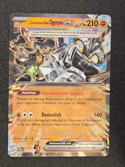 Cornerstone Mask Ogerpon ex - 058/131 Holo SV: Prismatic Evolutions Holo NM/M - Image 1