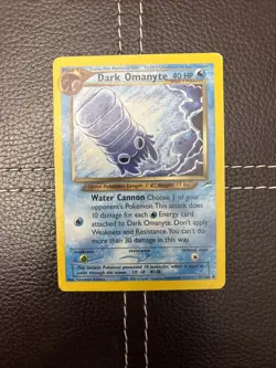 Pokemon TCG - Dark Omanyte - 37/105 - Neo Destiny - PL Uncommon (2000) - Image 1