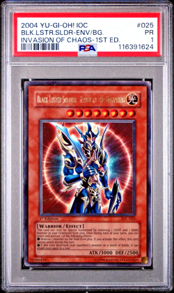 PSA 1 PR 1ST EDITION Black Luster Soldier Envoy of the Beginning IOC-025 YUGIOH - Image 1