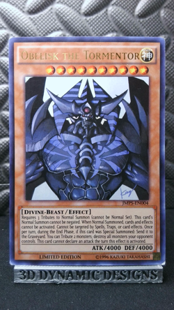 | Yugioh Obelisk the Tormentor JMPS-EN004 Ultra Shonen Jump Promo MP 🔥 | - Image 1