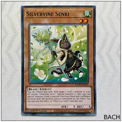 Silvervine Senri - BACH-EN031 - Common 1st Edition Yugioh - Image 1
