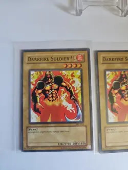 Lot of 3 Yugioh Darkfire Soldier #1 PSV-043 and Free Cards - Image 3