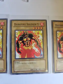 Lot of 3 Yugioh Darkfire Soldier #1 PSV-043 and Free Cards - Image 4