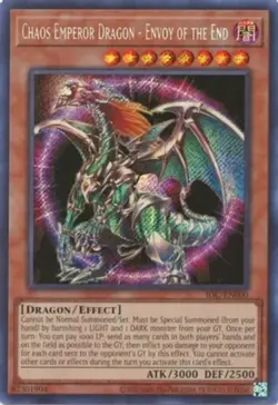 Near Mint Chaos Emperor Dragon - Envoy of the End - IOC-EN000 - Secret Rare - Un - Image 1