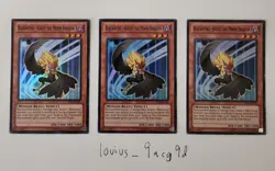Yu-Gi-Oh! 3x Blackwing - Kalut the Moon Shadow AP04-EN005 Super Rare Near Mint - Image 1