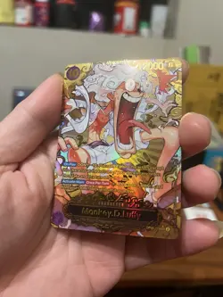 Monkey D. Luffy OP05-1198B Holo Character 12000 Power One Piece Fans card - Image 2