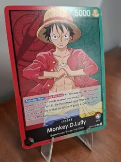 One Piece Monkey D Luffy OP01-003 PRE ERRATA Leader Romance Dawn pre-errata RARE - Image 2