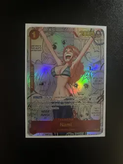 One Piece CCG Nami Px Manga Alternate Art OP01-016 - Image 1