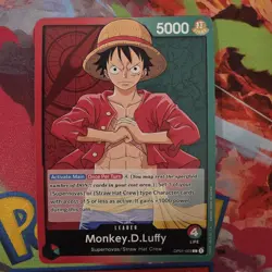 One Piece Monkey D Luffy OP01-003 PRE ERRATA Leader Romance Dawn pre-errata - Image 1