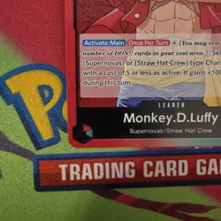 One Piece Monkey D Luffy OP01-003 PRE ERRATA Leader Romance Dawn pre-errata - Image 4