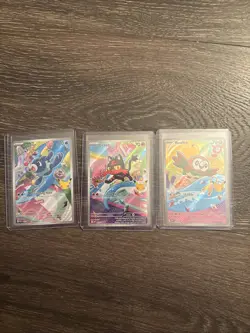 Pokemon First Partner Illustration Collection 3 card gen 7 Alola Set NM - Image 1