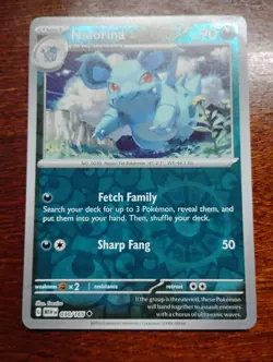 Nidorina 030/165 Sv: Scarlet & Violet 151 Reverse Holo pokemon card - Image 1