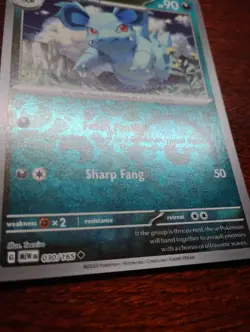 Nidorina 030/165 Sv: Scarlet & Violet 151 Reverse Holo pokemon card - Image 2